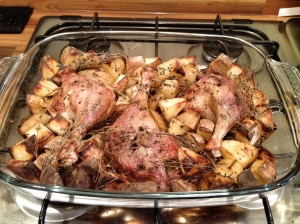 Roast duck - fresh from the oven